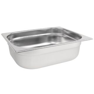 VOGUE 1/2 SIZE 65MM DEEP S/STEEL GASTRONORM PAN - DN715 - EACH