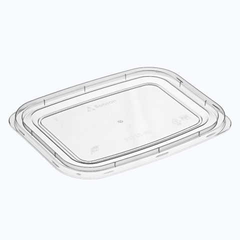 BONSON BONWARE PP FLAT LID FOR RECTANGULAR FOOD STORAGE CONTAINERS ( 700 / 1000 / 1200ML )  - 50 - SLV