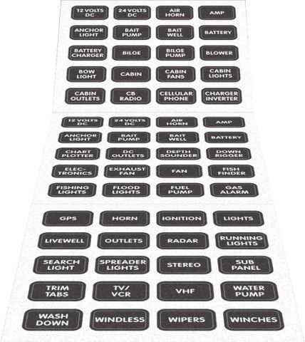 Blue Sea Label Kits DC Large Format