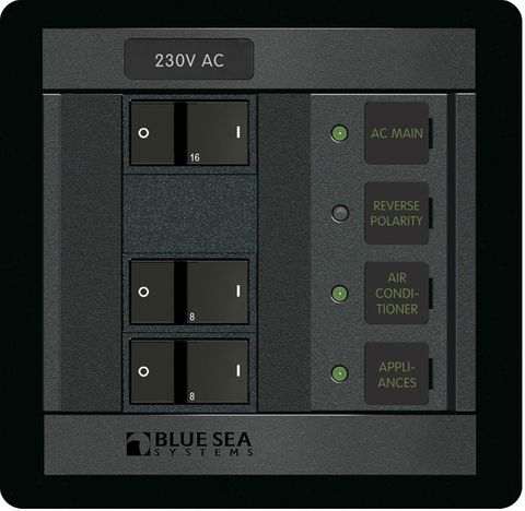 Blue Sea 360 Panel AC Main 2 Position Circuit Breaker