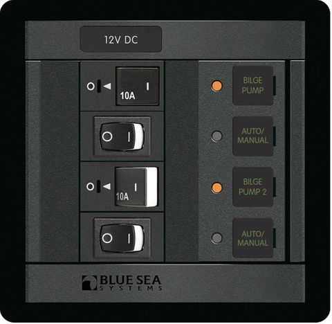 Blue Sea 360 Dual Bilge Pump Control Panel