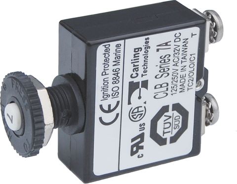 Blue Sea Circuit Breaker Push Button Screw Terminal