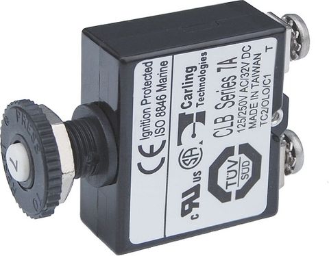 Blue Sea Circuit Breaker Push Button Screw Terminal
