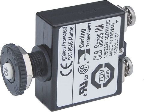 Blue Sea Circuit Breaker Push Button Screw Terminal