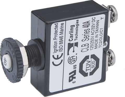 Blue Sea Circuit Breaker Push Button Screw Terminal