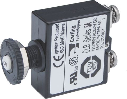 Blue Sea Circuit Breaker Push Button Screw Terminal