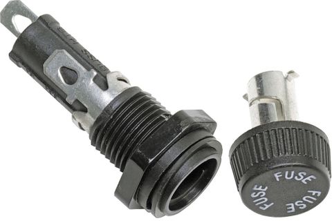 Blue Sea Replacement Panel Mount Glass Fuse Holder