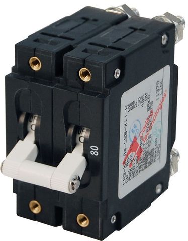 Blue Sea Circuit Breaker C Series Toggle - 2 Pole