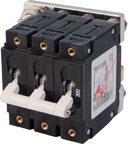 Blue Sea Circuit Breaker C Series Toggle - 3 Pole