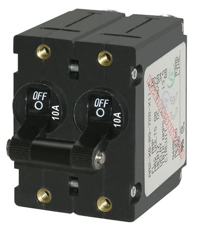 Blue Sea Circuit Breaker A Series Toggle - Double Pole