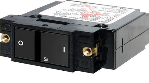 Blue Sea Circuit Breaker A Series Flat Rocker - Single Pole