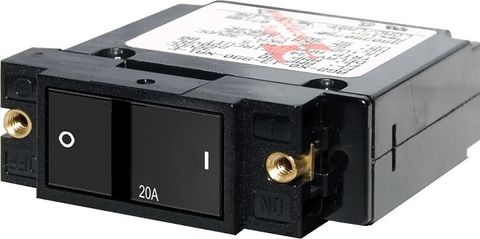 Blue Sea Circuit Breaker A Series Flat Rocker - Single Pole