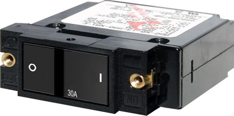 Blue Sea Circuit Breaker A Series Flat Rocker - Single Pole