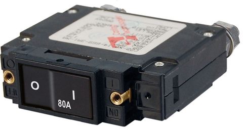 Blue Sea Circuit Breaker C Series Flat Rocker - Single Pole