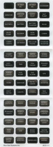 Blue Sea Label Kits - Small Format