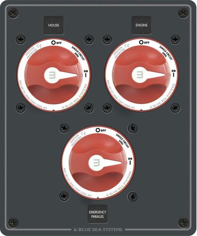 Blue Sea M Series Battery Panel