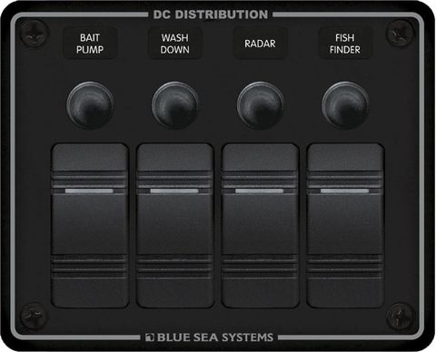 Blue Sea Contura Circuit Breaker Switch Panel