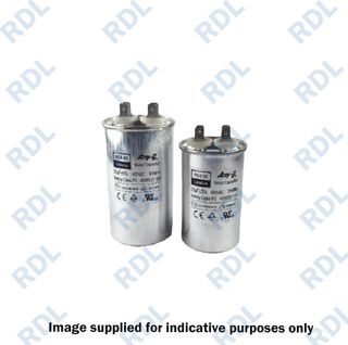 Run capacitor 60MF, 450V, Metal Casing