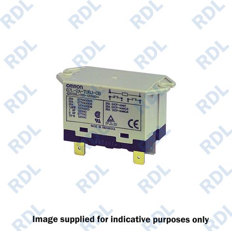 Omron Relay 2hp DPST, 25A, 240V