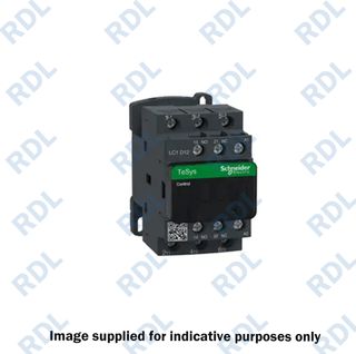 Schneider Contactor 240V 3 Pole 12A 5.5kW, CW 1NO & 1NC