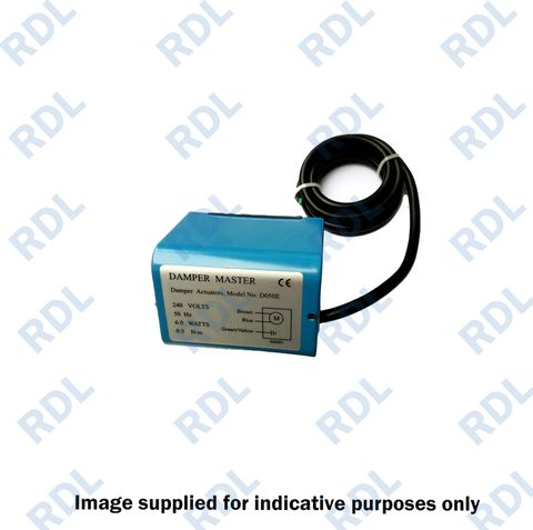 Damper actuator 0.5 Nm DO/SR 240V Drive open / Spring return