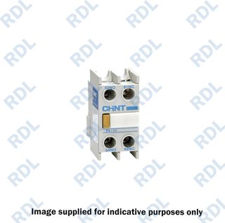 Chint AC Contactor Auxiliary Contact Block 1NO 1NC, Suits Chint NC1 & NC2 Series