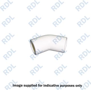 PVC 15mm equal elbow 45 deg. (LR)