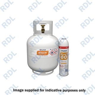 Minus 60 - 4 KG Cylinder (WARNING! This product is flammable and explosive under certain conditions! RDL doesn't take any responsibility for the way it will be used by purchaser)