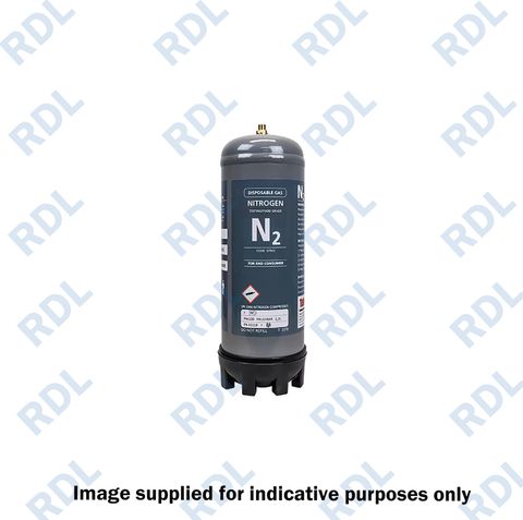 Disposable nitrogen gas cylinder 2.2L