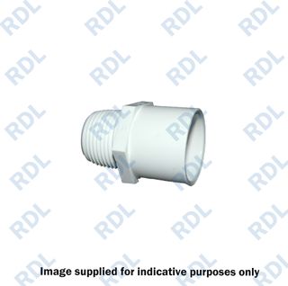 PVC 15mm male socket