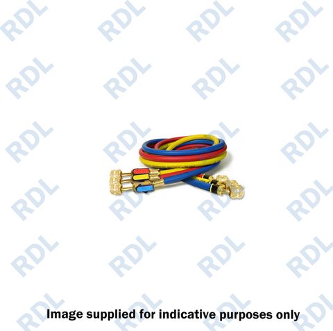 Hose 150cm 1/2' 20FTGS 3 pack R410 W/Valves