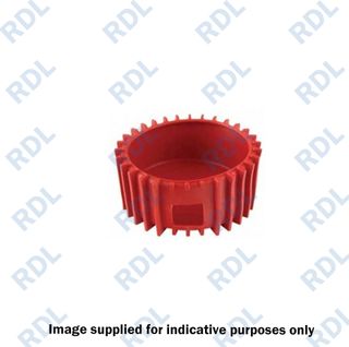 Red rubber gauge boot