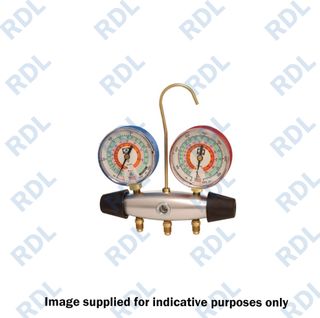 Zeppelin 2V Manifold R404a/R134a with 3" Hoses