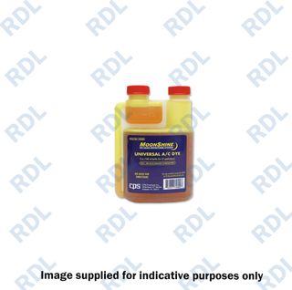 8oz/237ml Universal dye bottles, (A/C&R) 1/4oz / 7.5ml per 20oz/591ml of systems lubricants