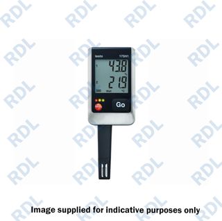 Testo 175-H1 Temperature and humidity data logger, Temp -20 to 55 dgr, ±2 %RH (2 to 98 %RH) at +25 °C