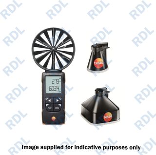 Testo 417 kit 1 - Vane anemometer with measurement funnels, 200mm Diameter and 330 x 300mm Vane