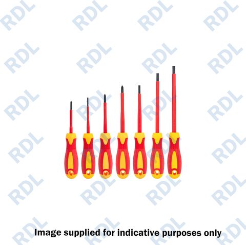 TTI 7 Pieces Screwdriver Set Insul-1000V