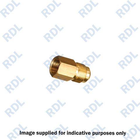 1/2SAE x 1/2FBSP brass connection