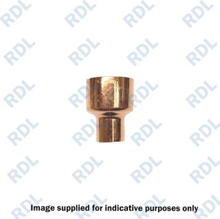 2 5/8' to 1 5/8' copper reducer