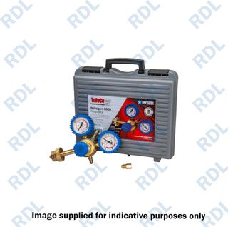 Nitrogen regulator 0-6000 kPa w/R410 adaptor, with case