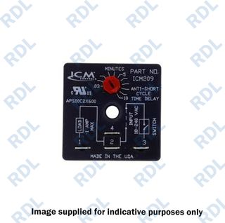 ICM Controls Delay on Break Timer 0.3min to 10min (4 terminals)