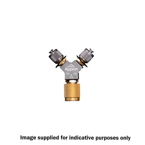 Appion 3/8" Speed-Y, 3/8" M x 3/8" M x 3/8" F