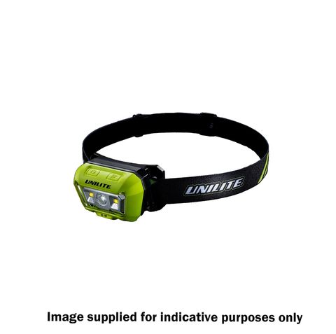 Unilite Dual Beam Sensor Headtorch, Lumens 475