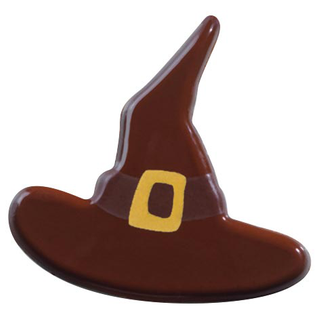 126 WITCH HATS DARK CHOC 3.78X3.6CM