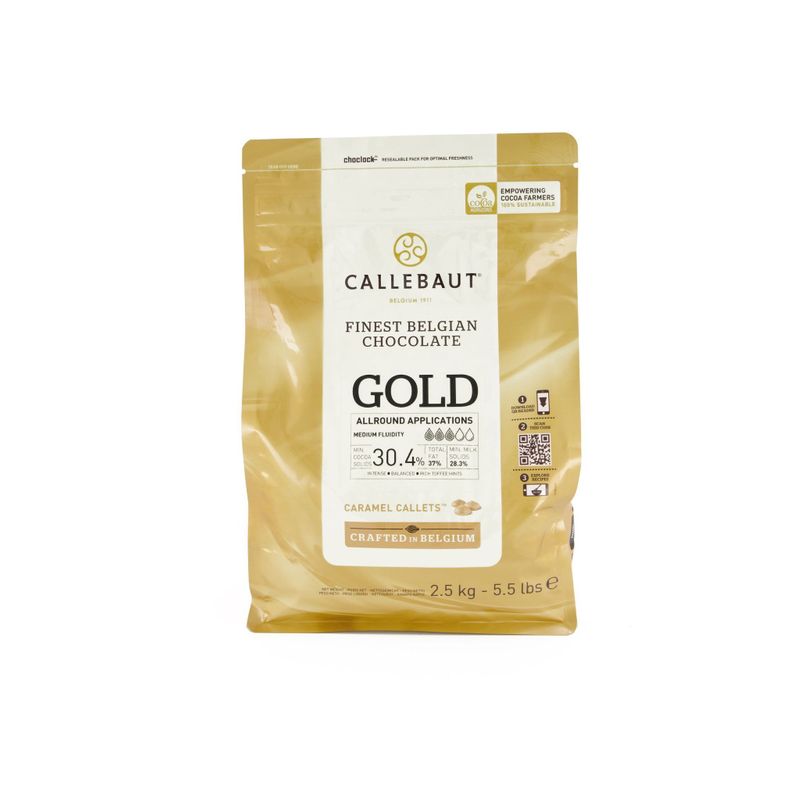 CALLEBAUT GOLD, CALLETS 2.5KG BAG