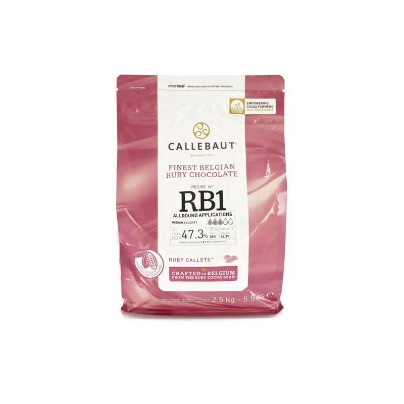 RB2 - CALLEBAUT RUBY RB2 CALLET 2.5KG