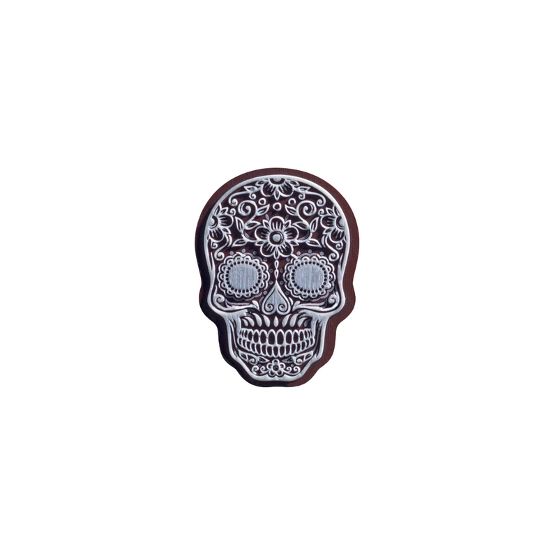 70 SKULLS DARK CHOC EMBOSSED CALAVERA