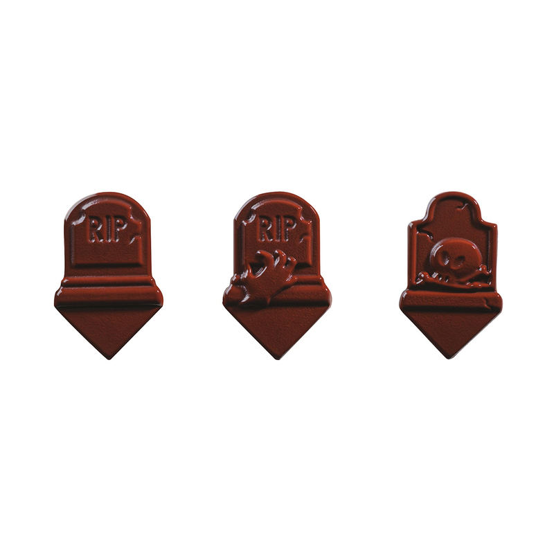 80 TOMB STONES DARK CHOC 3 DESIGN