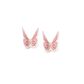 DECOR BUTTERFLY WHITE PINK, BOX 120
