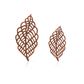 NEW - DECOR LACE LEAF MILK ASSORTMENT, BOX 144